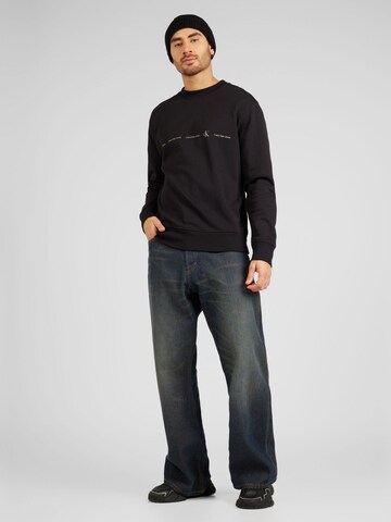 Calvin Klein Jeans Sweatshirt i sort