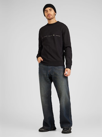 Sweat-shirt Calvin Klein Jeans en noir