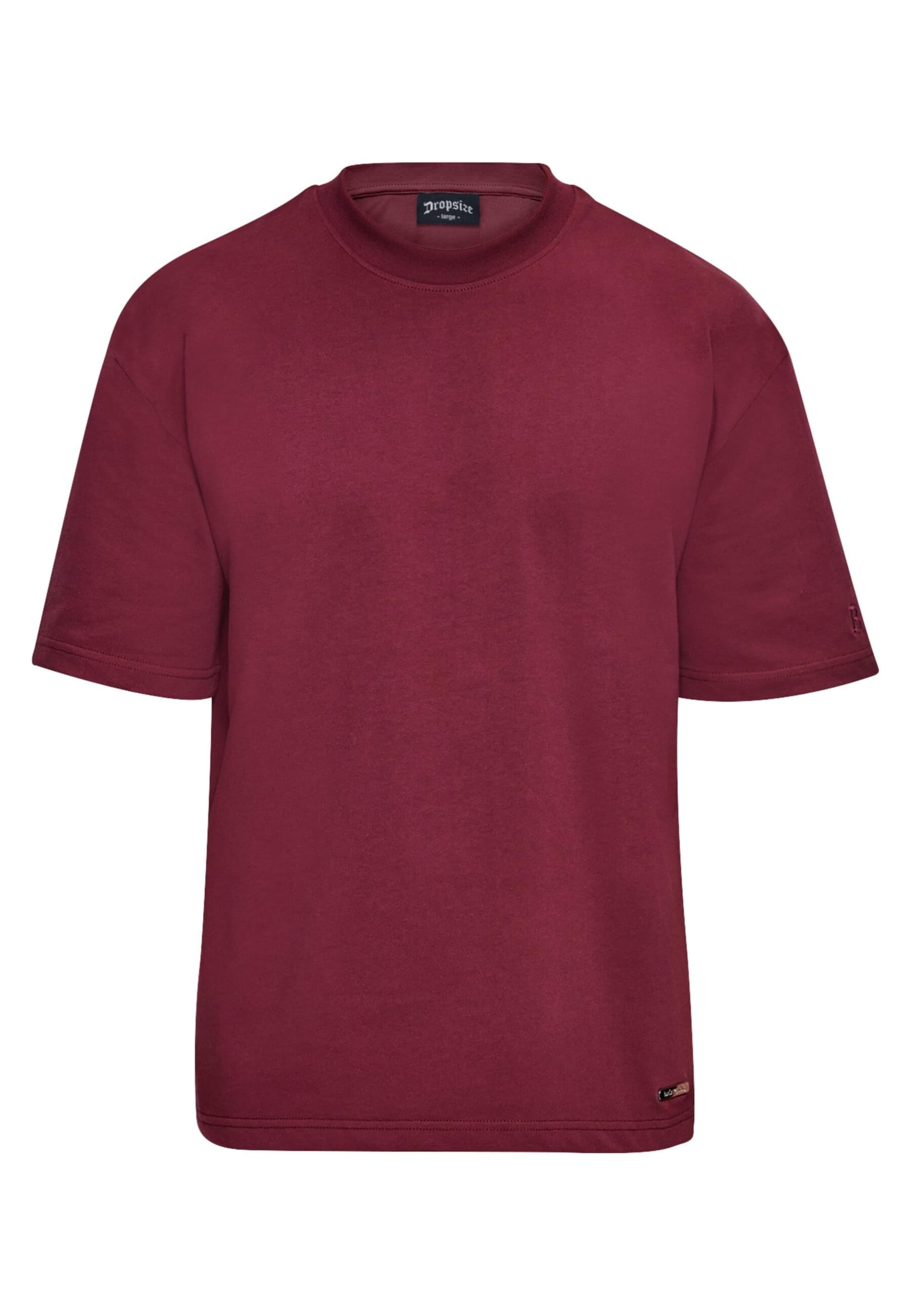 Dropsize T-Shirt in Rot: Vorderseite