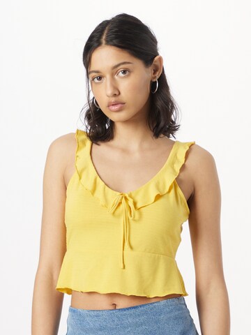 ABOUT YOU - Top 'Virginia' en amarillo: frente