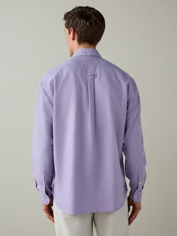 Next - Regular Fit Camisa em roxo