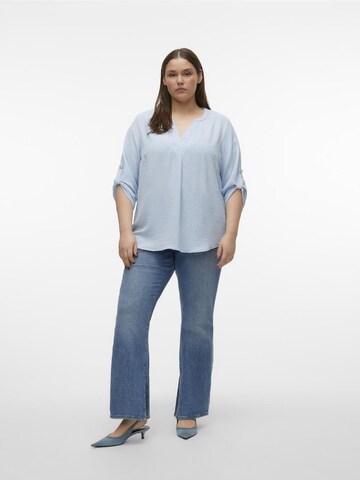 Vero Moda Curve Bluse i blå