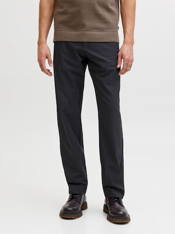 JACK & JONES Regular Chino in Zwart: voorkant