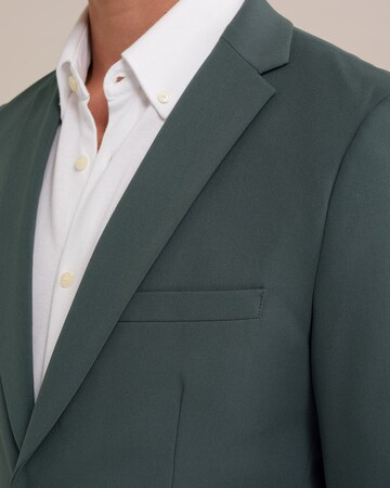 Coupe slim Veste de costume WE Fashion en vert