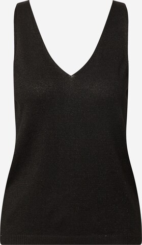 Maison 123 Knitted Top 'ALIZEE' in Black: front