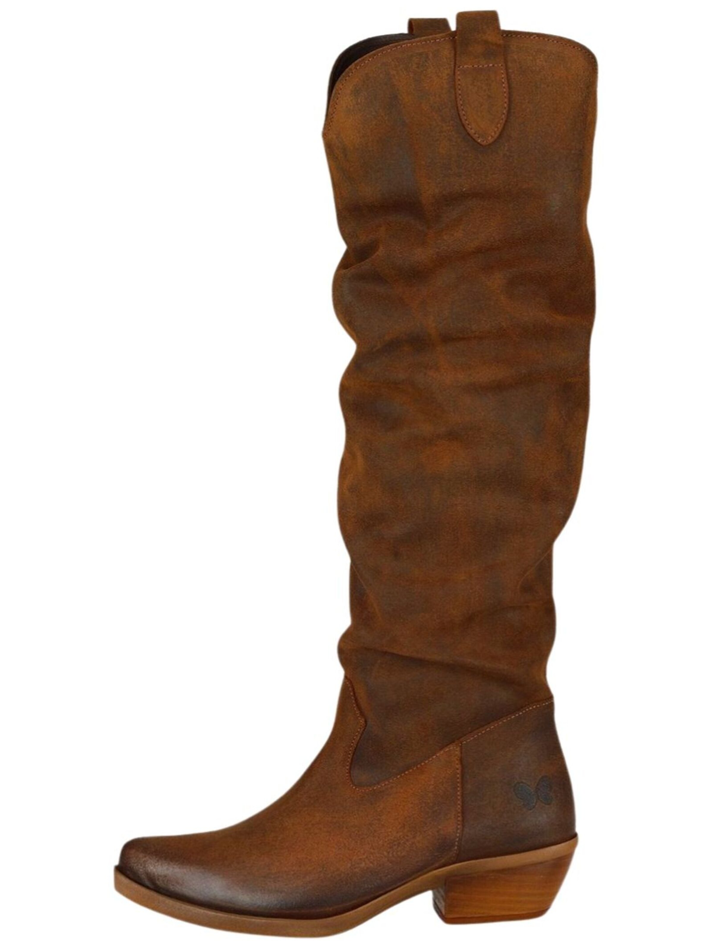 Felmini Wide Fit Cowboy Boots 'El Paso W041' in Brown