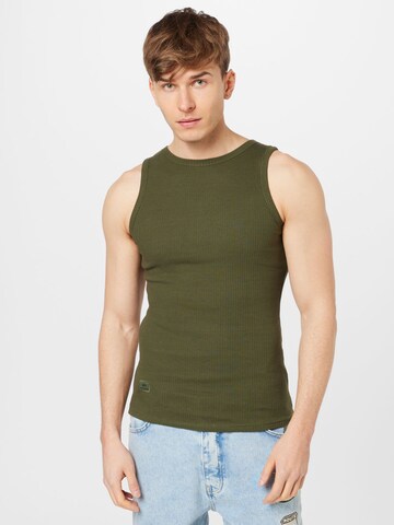 ALPHA INDUSTRIES Shirt in Groen: voorkant