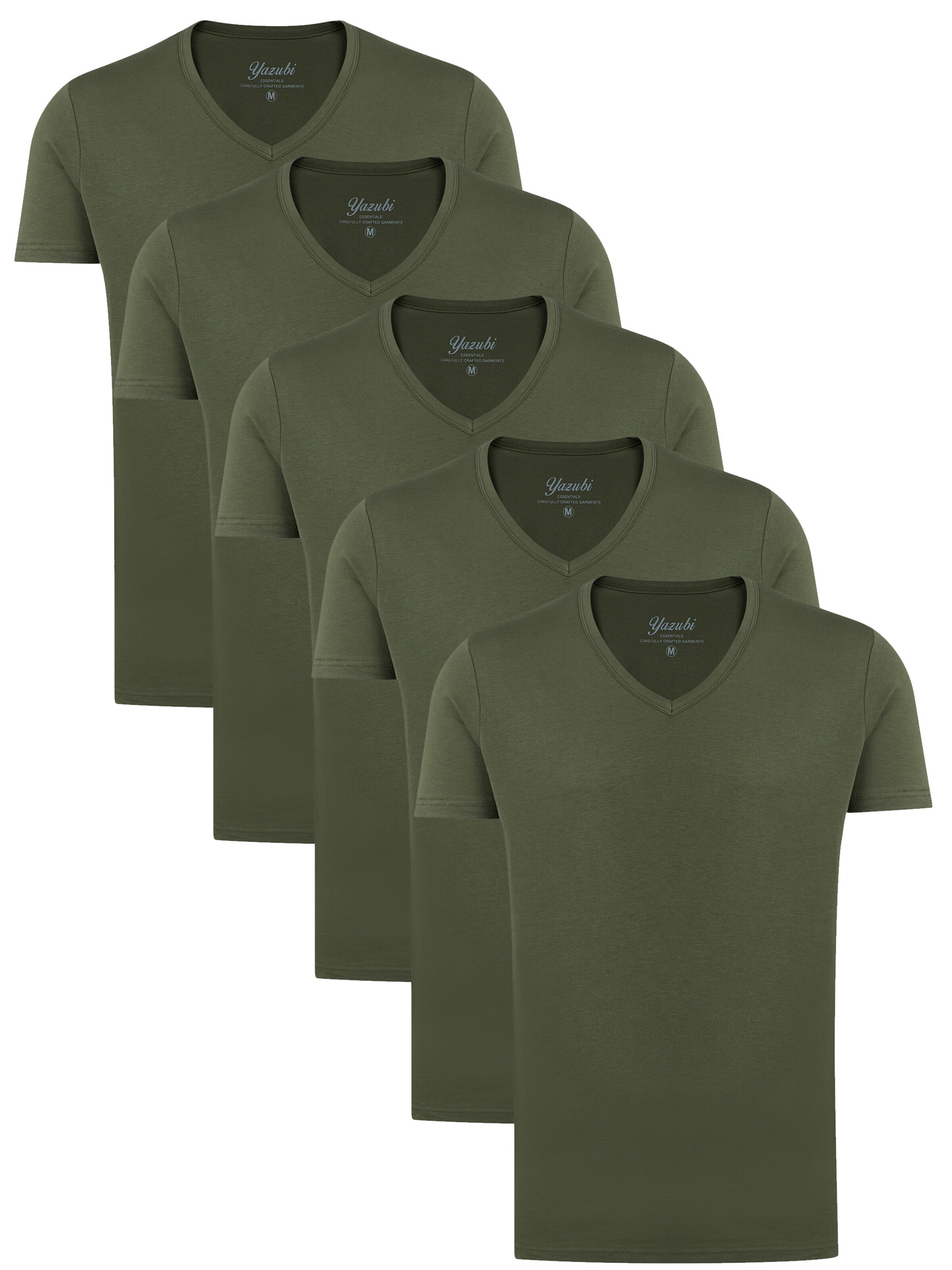 yazubi Shirt 'Mythic V' in Green: front