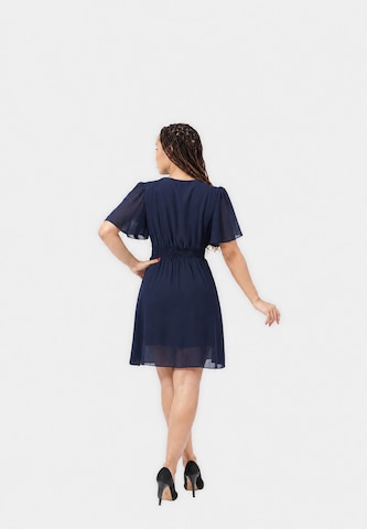 Elara Cocktailjurk in Blauw
