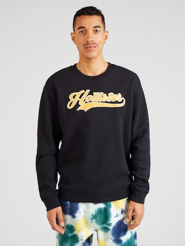 Sweat-shirt HOLLISTER en noir : devant