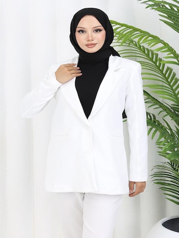 MODAMIHRAM Tussenparka in Wit: voorkant