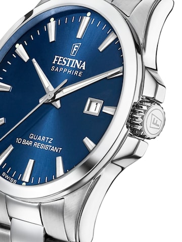 FESTINA Zegarek analogowy 'Watch Swiss Made' w kolorze niebieski