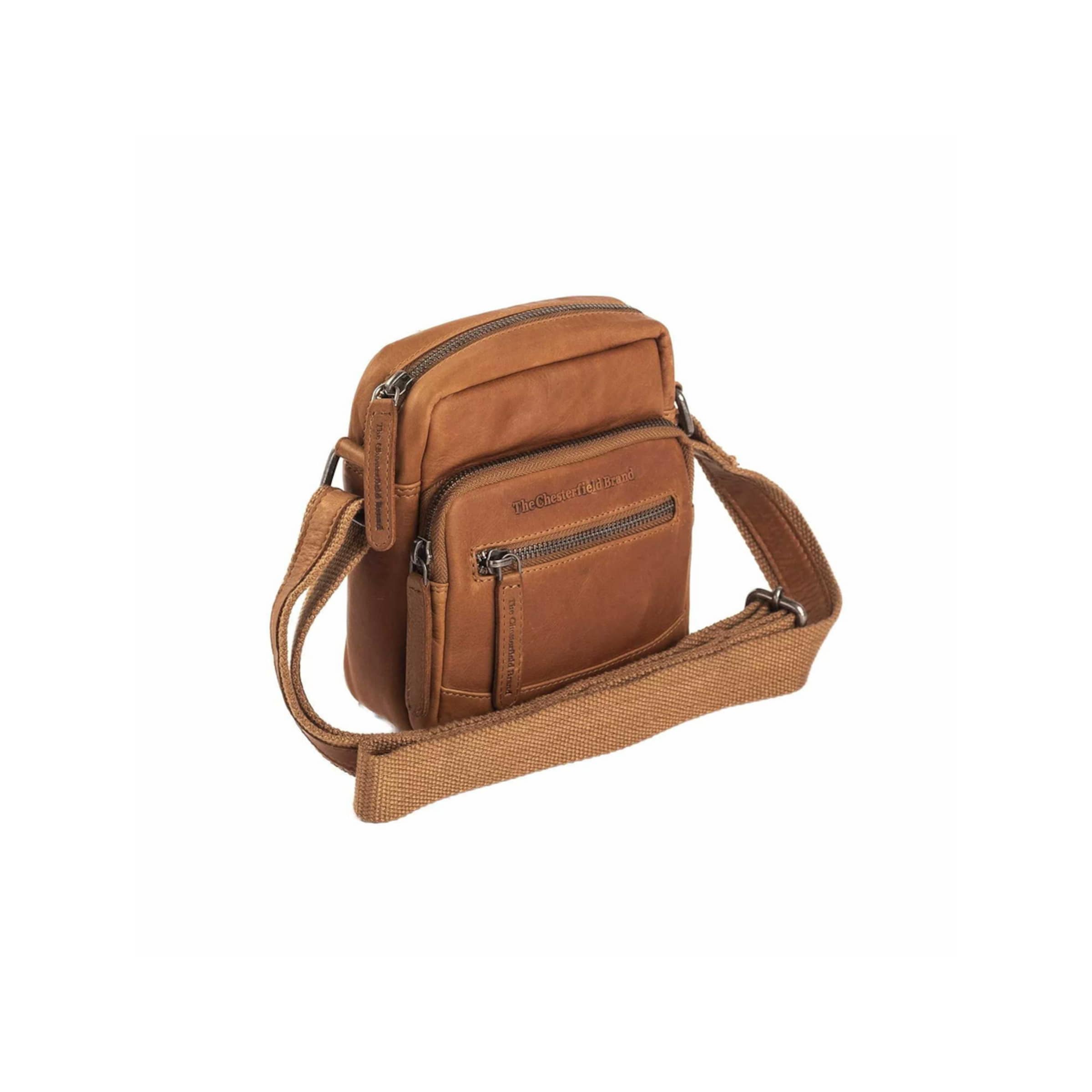 The Chesterfield Brand Crossbody Bag in Brown: front