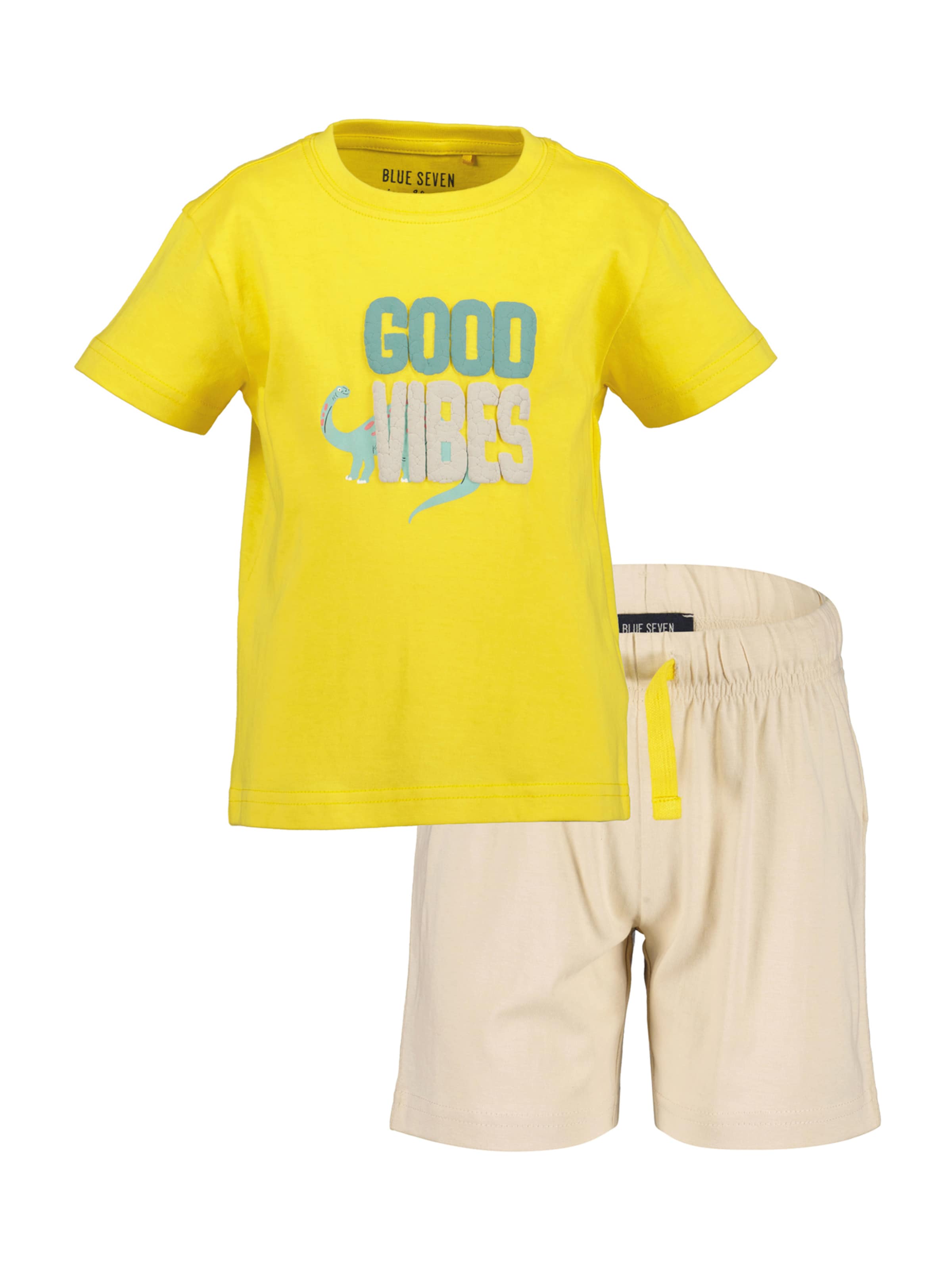 BLUE SEVEN Set in Beige: front