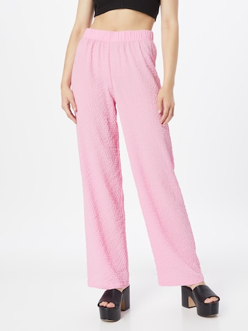 Loosefit Pantalon 'Kemberly' Résumé en rose : devant