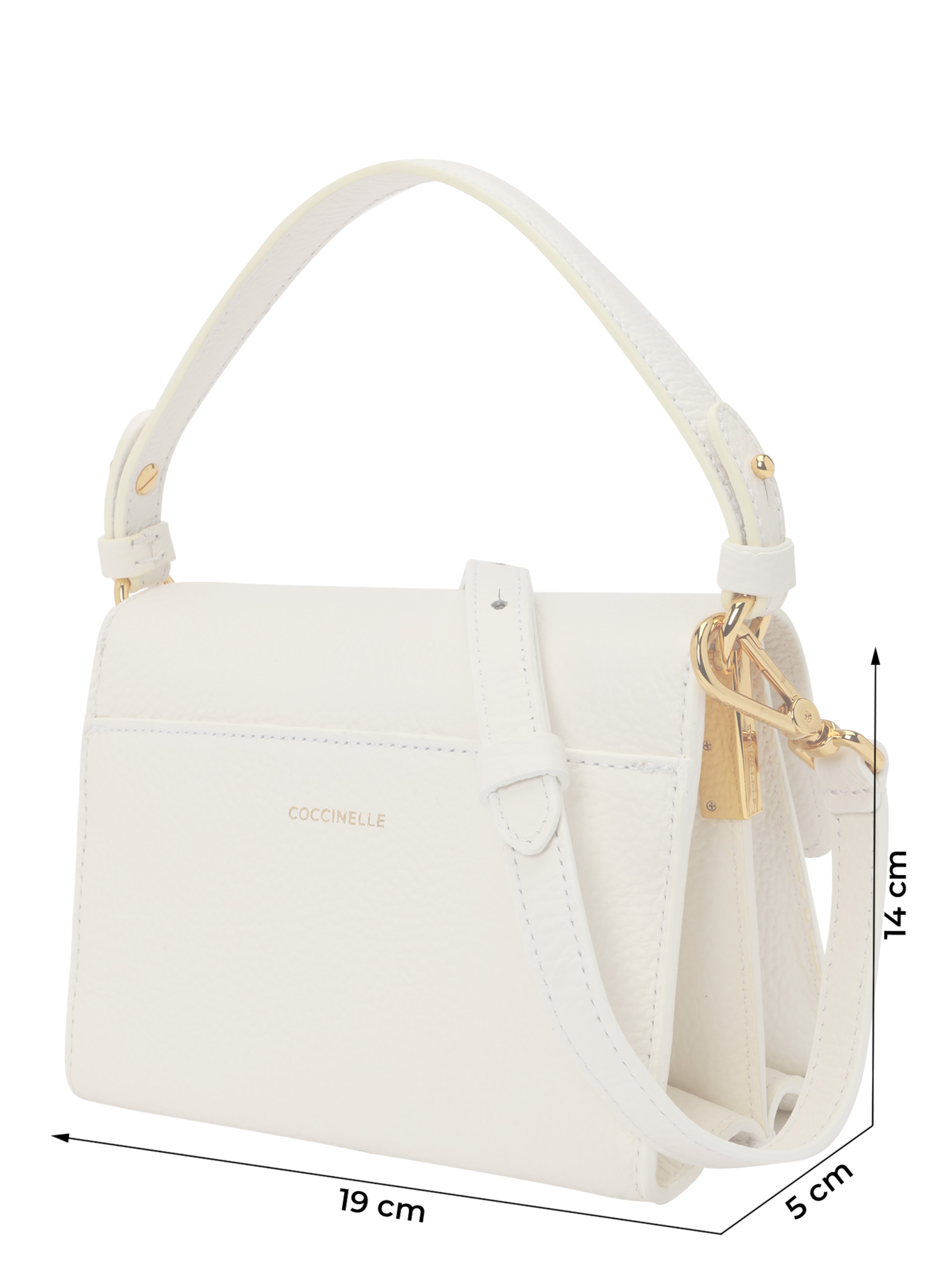 Coccinelle Handbag 'BINXIE' in White: front