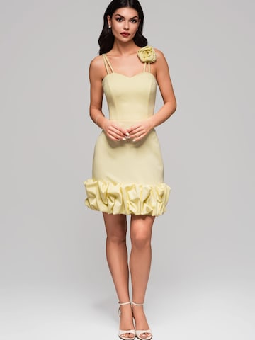 Ombre Evening dress in Yellow: front