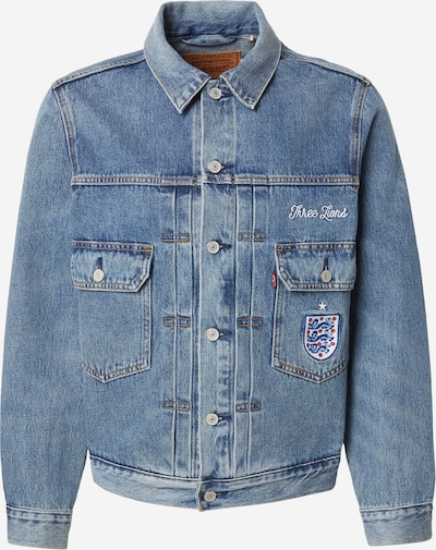 LEVI'S ® Välikausitakki 'England Football Type II' koossa S värissä sininen denim / punainen / valkoinen, Tuotenäkymä