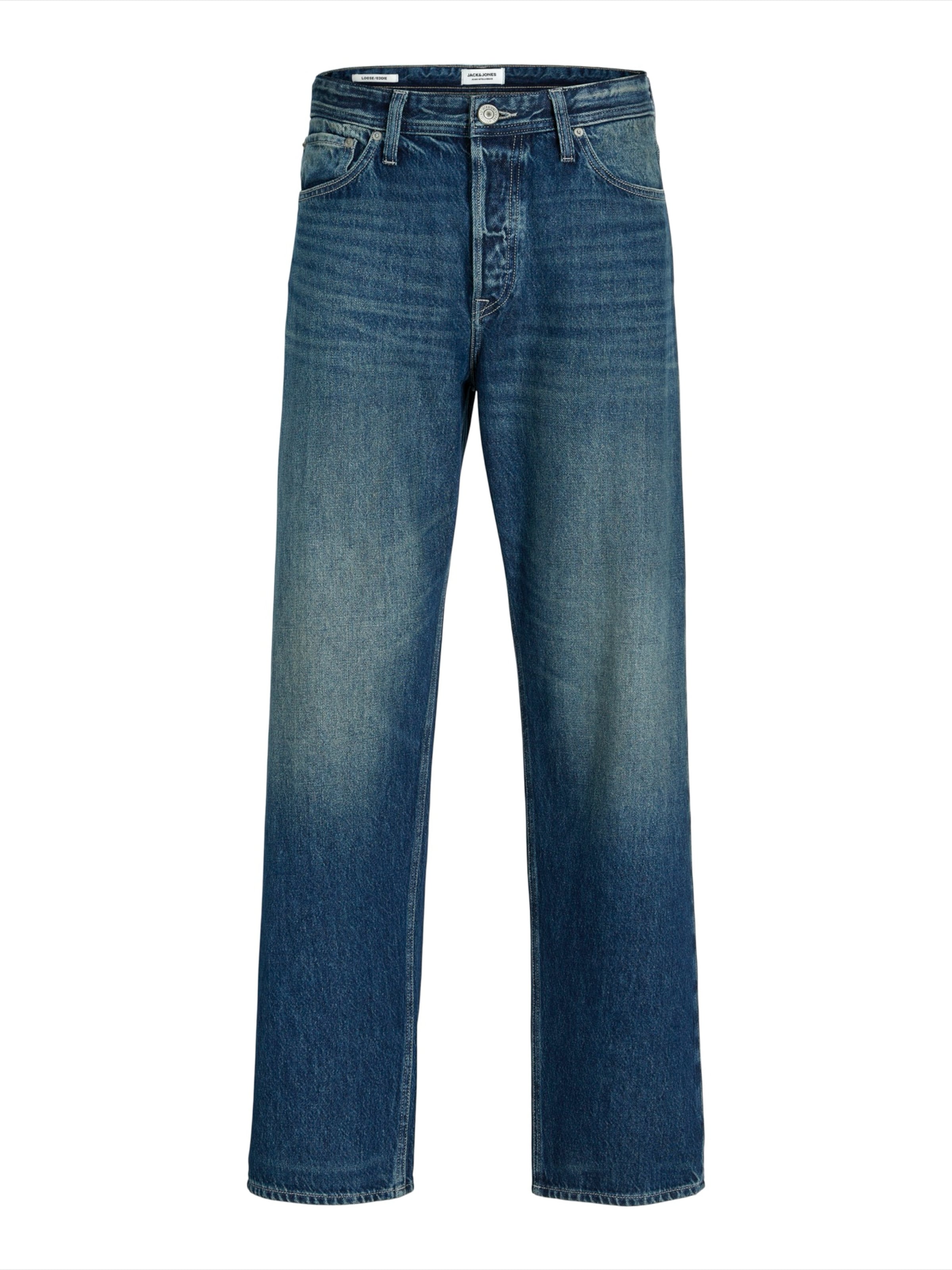 JACK & JONES - Loosefit Vaquero 'JJIEDDIE JJORIGINAL AM 769' en azul: frente