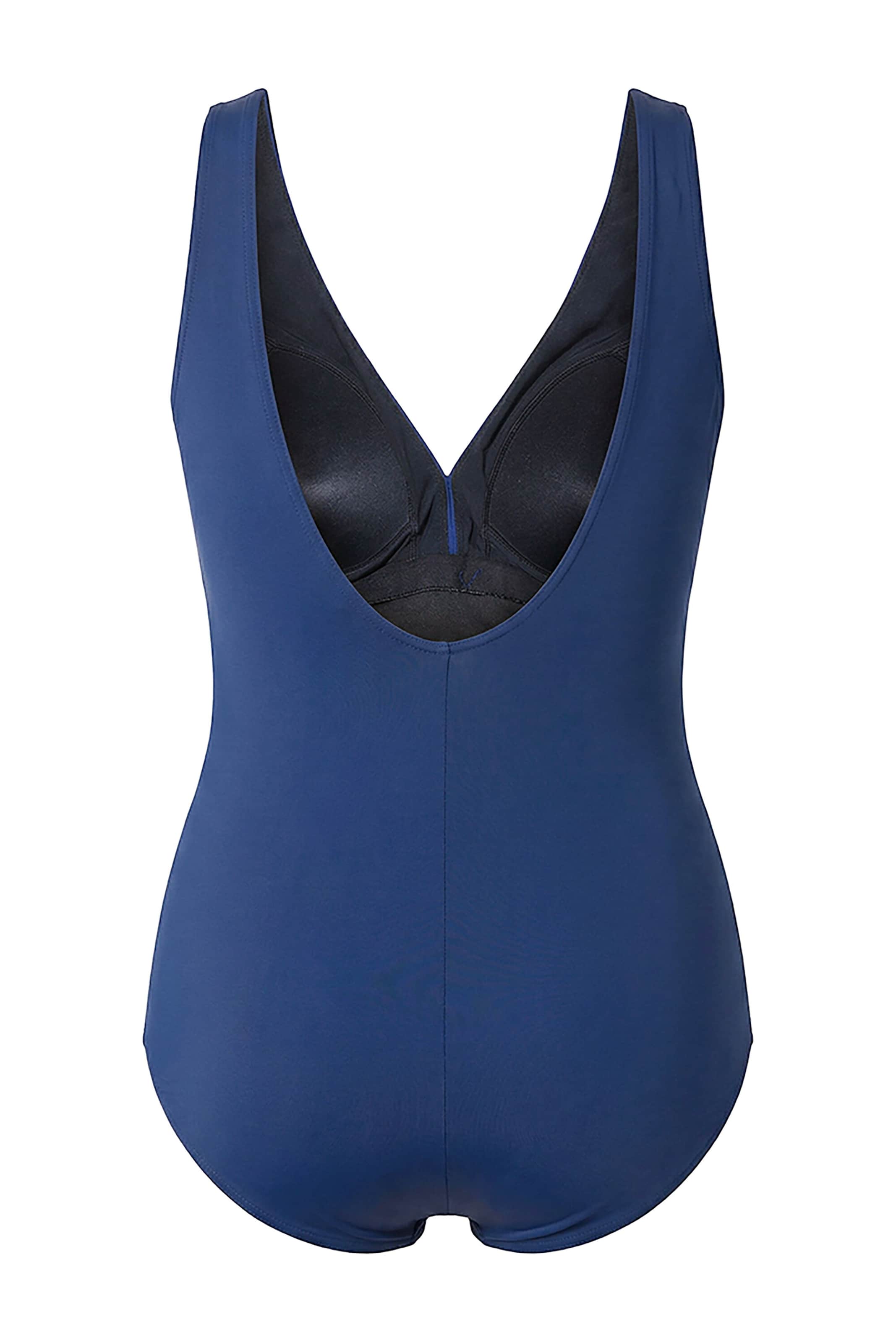 Ulla Popken Badeanzug in Blau
