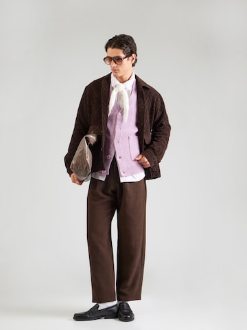 Lindbergh Плетена жилетка в лилав