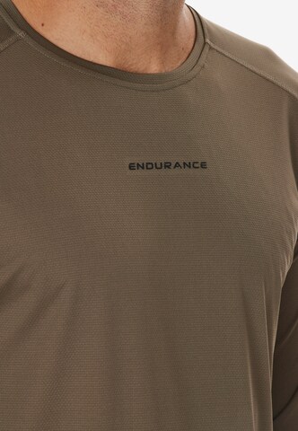 ENDURANCE Functioneel shirt 'Angus' in Bruin