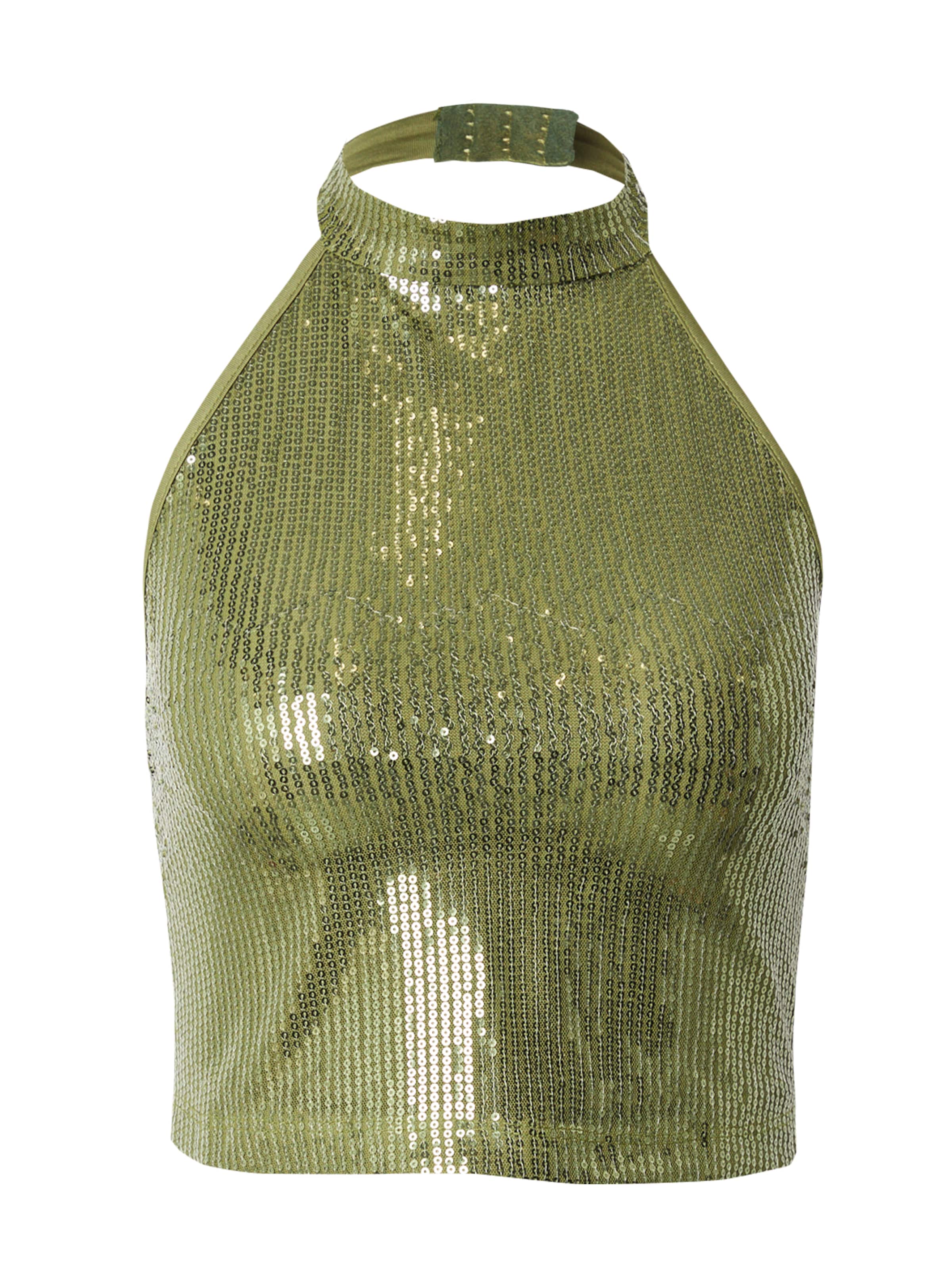 RÆRE by Lorena Rae Toppi 'Francis' värissä oliivi, Tuotenäkymä