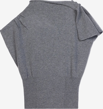 GOBI Cashmere Top in Grijs: voorkant