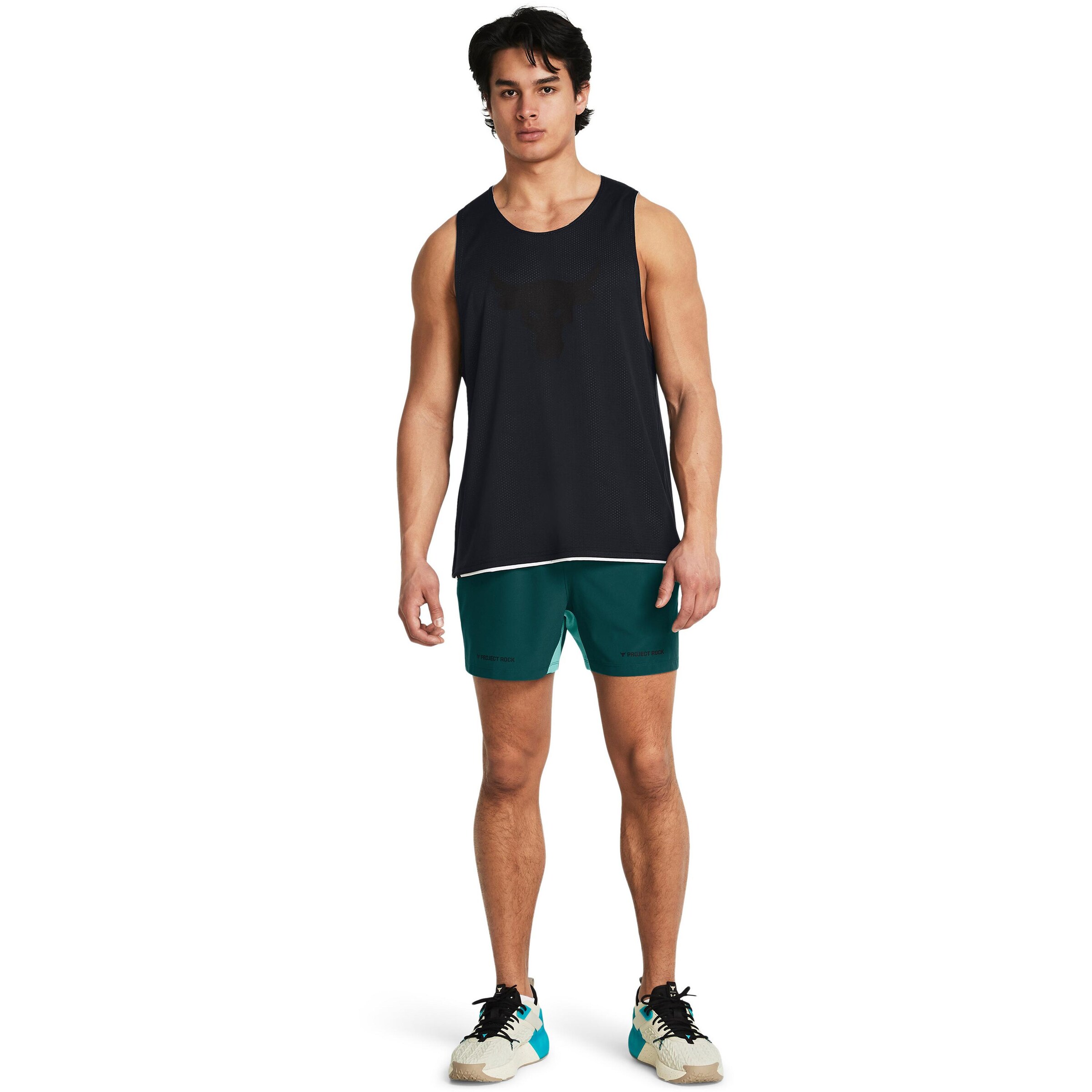 UNDER ARMOUR Regular Sportshorts 'Projekt Rock' in Grün