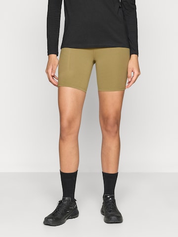 THE NORTH FACE Skinny Sportovní kalhoty 'JAIDA' – hnědá: přední strana