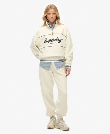 Sweat-shirt 'Country Club' Superdry en blanc