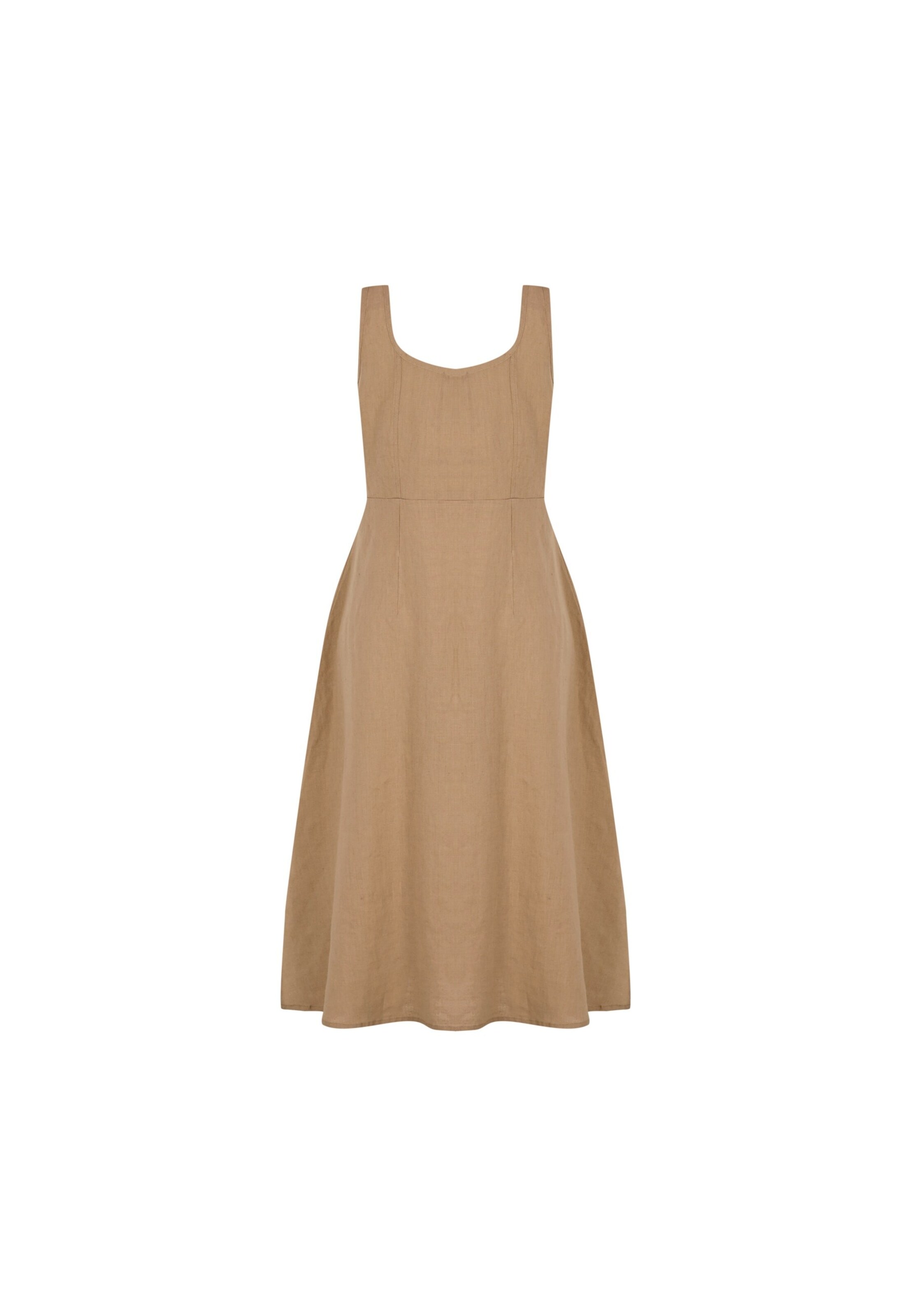 FRESHLIONS Freizeitkleid in Braun