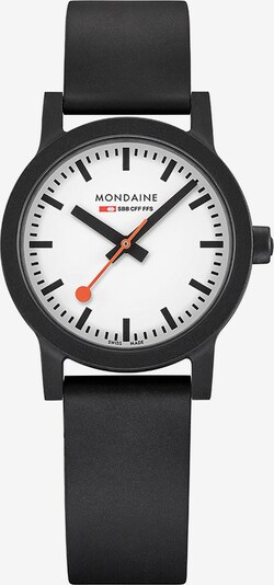Mondaine Unisex-Uhren Analog Quarz ' ' in schwarz, Produktansicht