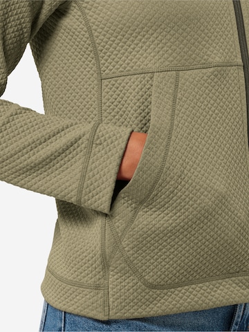JACK WOLFSKIN Athletic fleece jacket 'FERNWEH' in Green