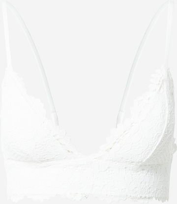 ETAM Triangle Bra 'SUCCESS' in White: front