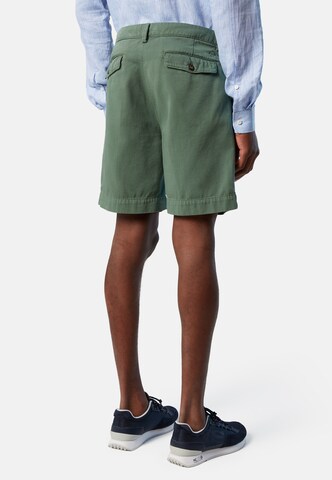 North Sails Regular Pleat-Front Pants in Green