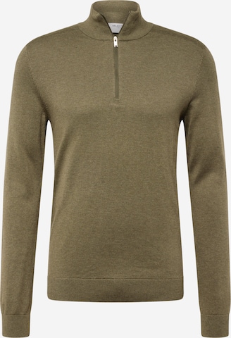 Pullover 'Berg' di SELECTED HOMME in verde: frontale