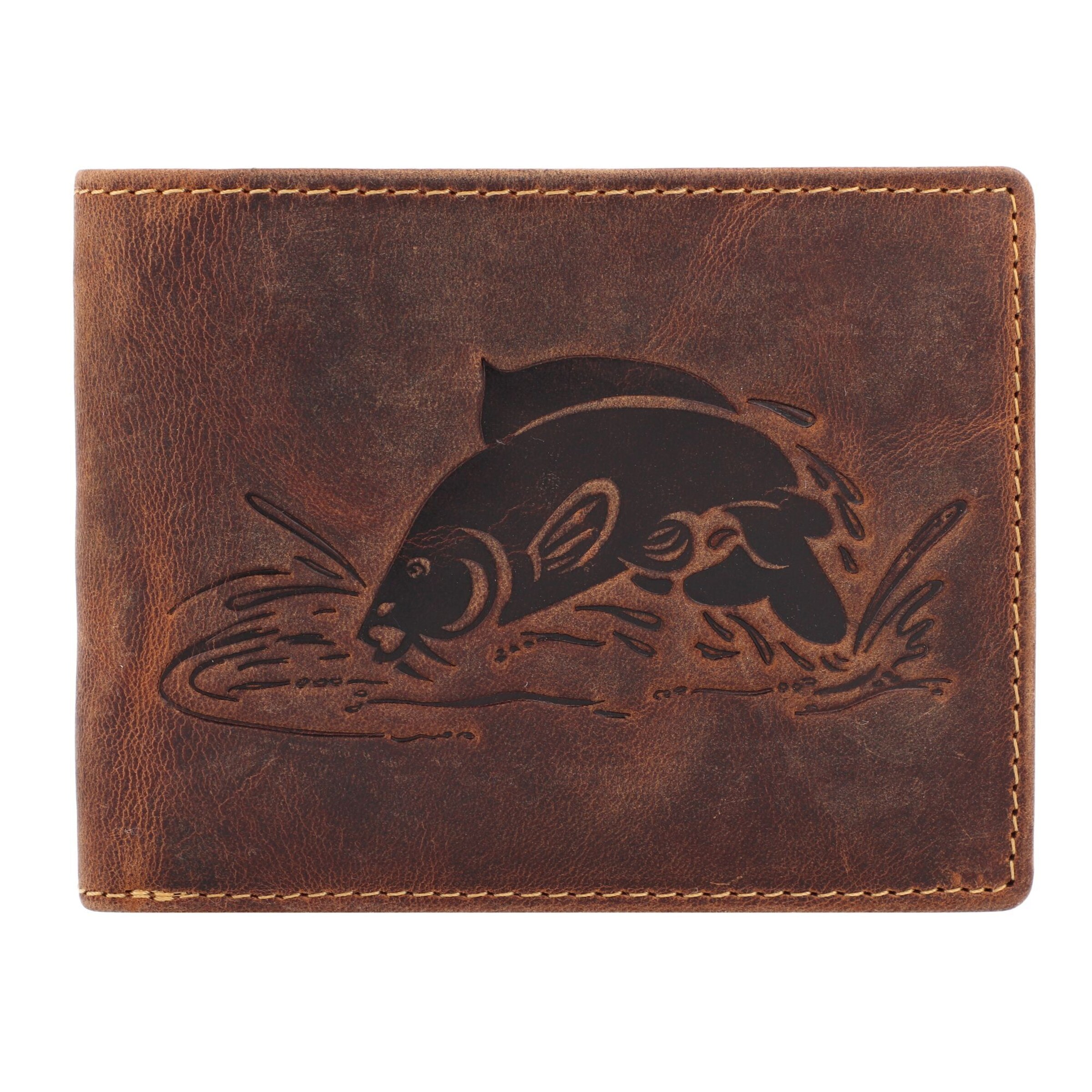 GREENBURRY Wallet in Brown: front
