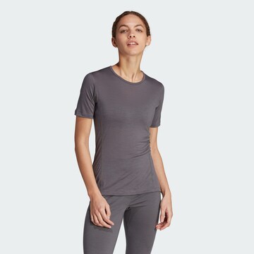ADIDAS TERREX Performance shirt 'Xperior' in Grey: front