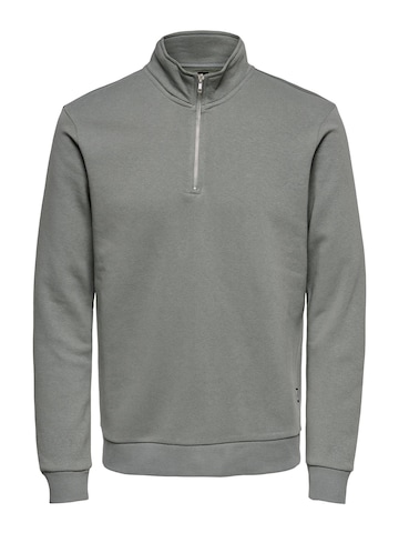 Sweat-shirt 'Ceres Life' Only & Sons en gris : devant