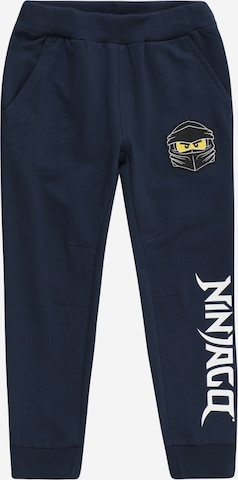 LEGO Tapered Pants 'Ninjago' in Blue: front