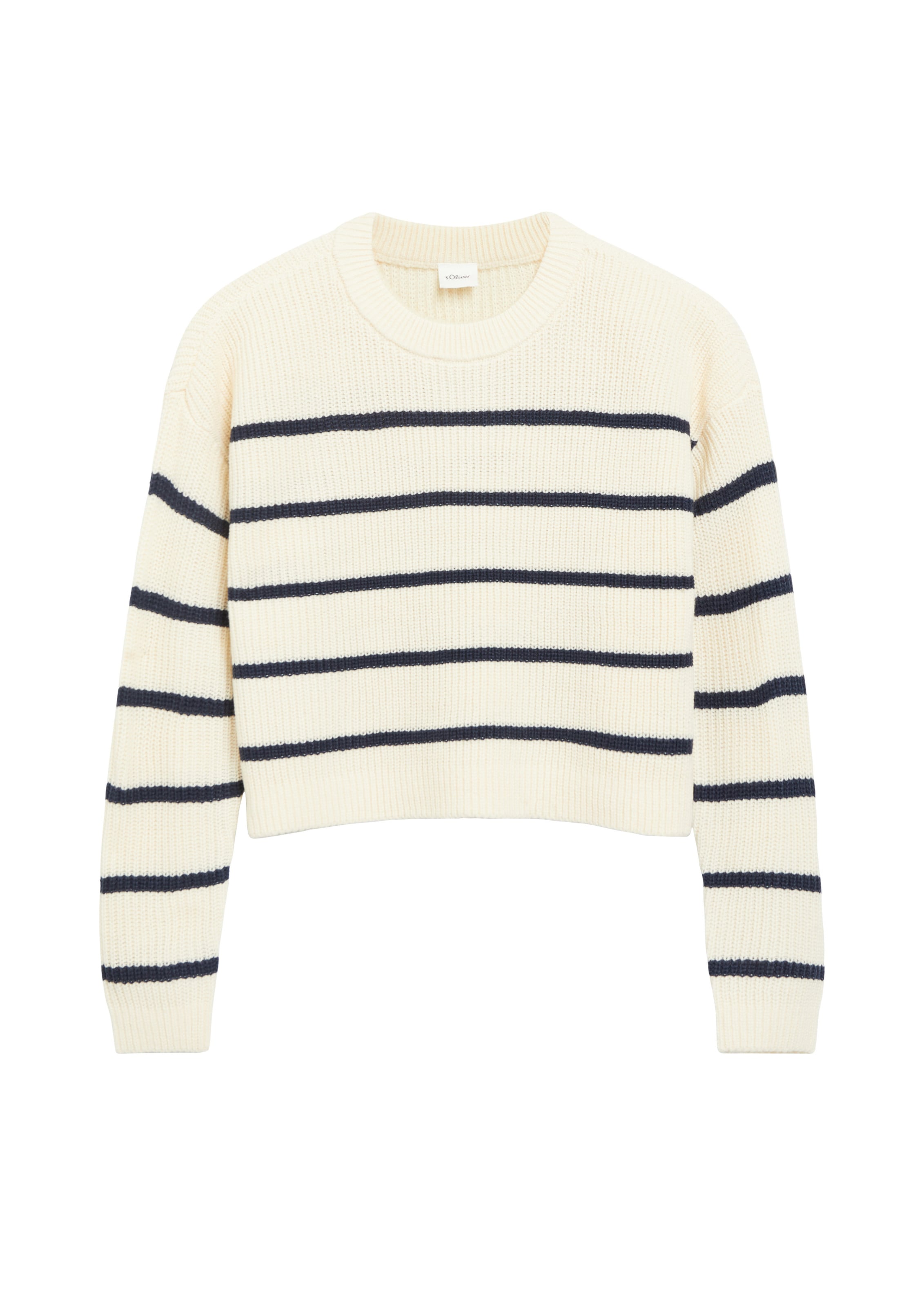 s.Oliver Sweater in Beige: front