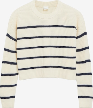 s.Oliver Sweater in Beige: front