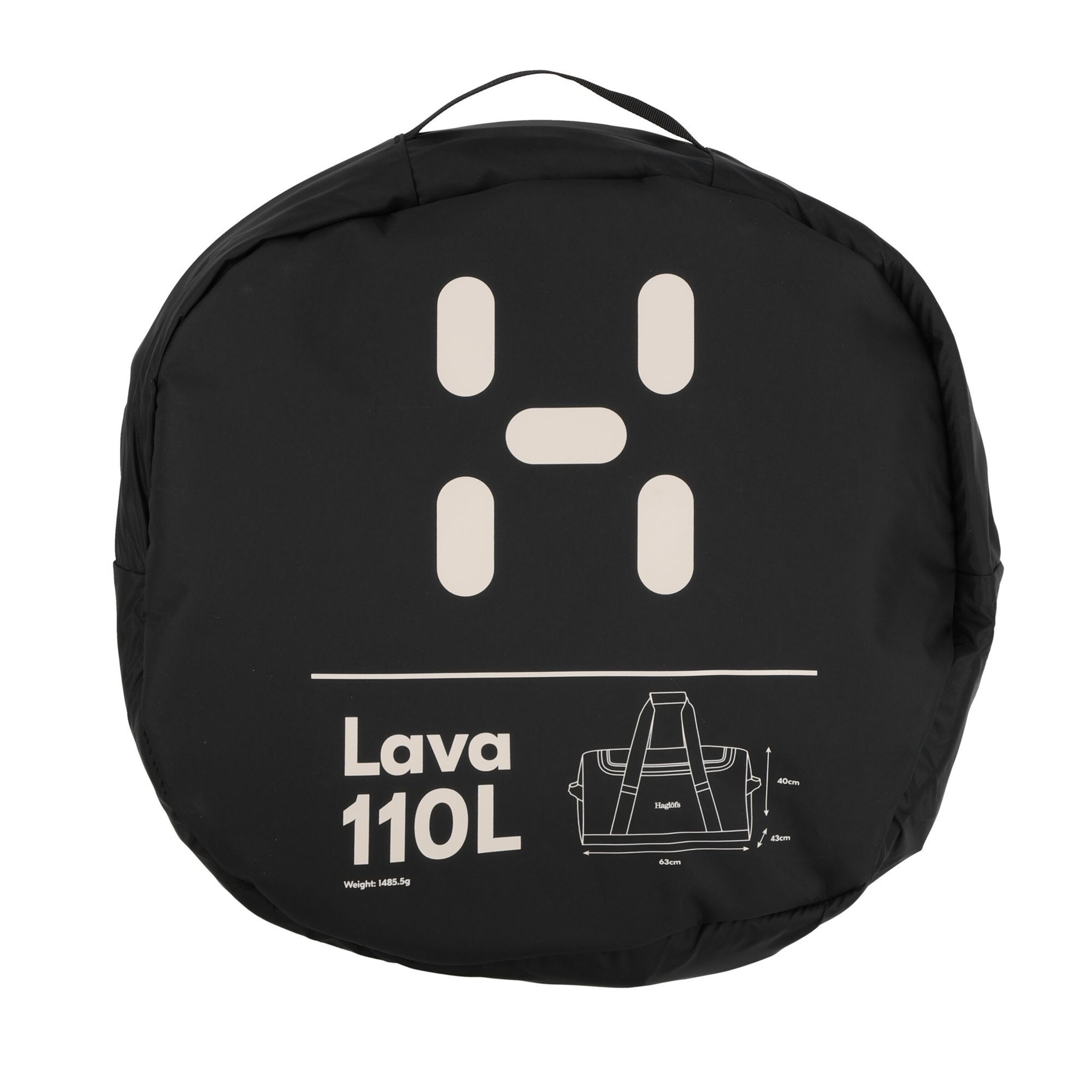 Haglöfs Weekender 'Lava 110' in Schwarz