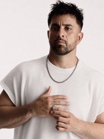 REYTEL Ketting 'QUADRA— Box chain' in Zilver
