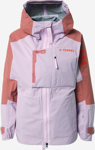 Veste outdoor 'Xploric' ADIDAS TERREX en violet : devant