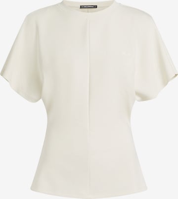 T-shirt Karl Lagerfeld en beige : devant