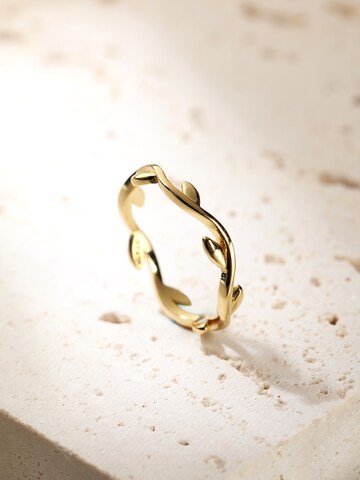 Hey Happiness - Anillo 'Laurel' en oro