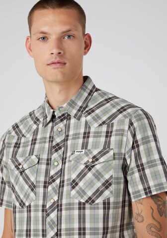 WRANGLER Regular fit Business Shirt in Grey