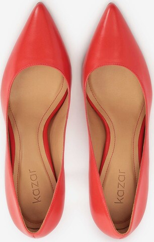 Kazar - Zapatos con plataforma en rojo